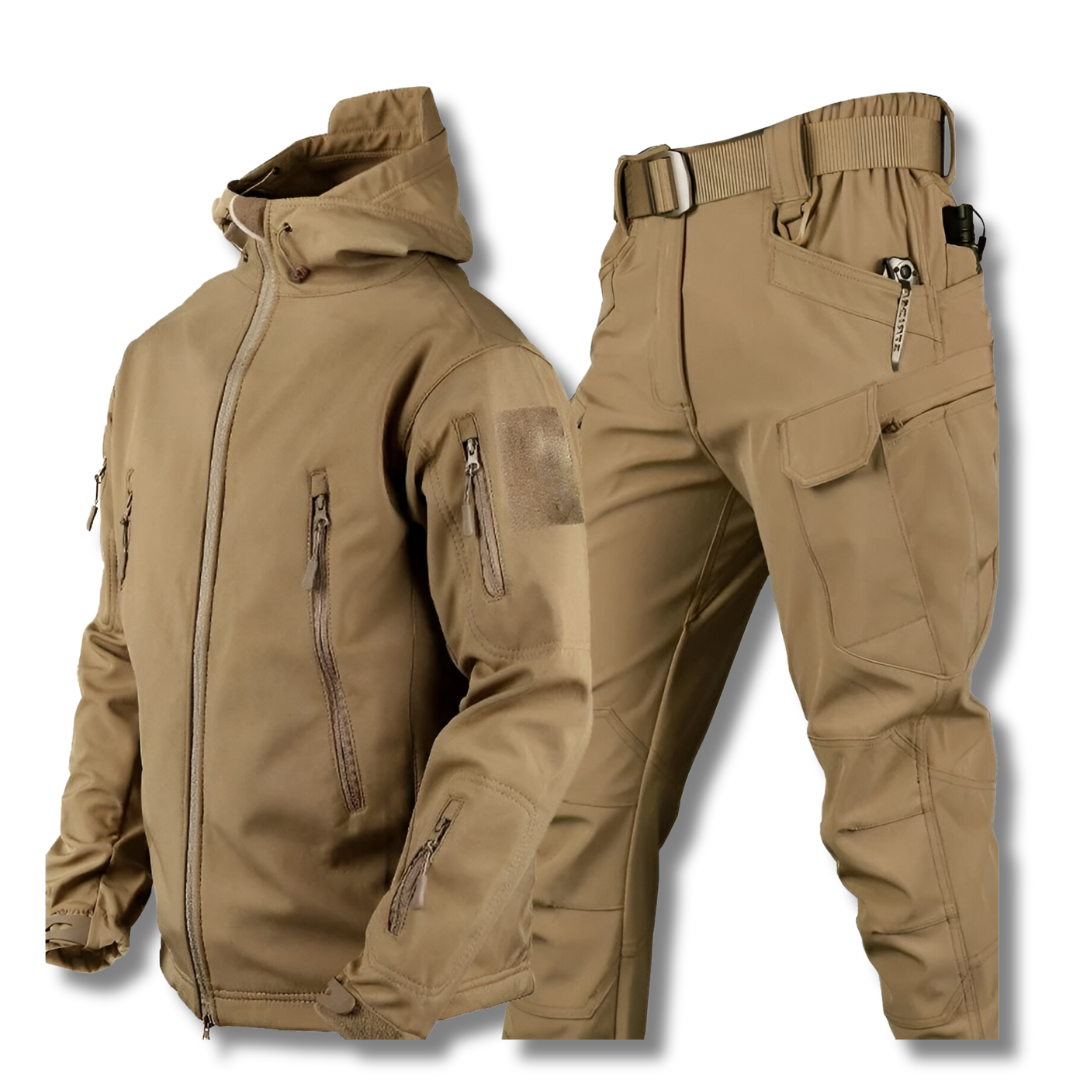 Uno™ | Extra Warme Tweedelige Set met Jas en Broek