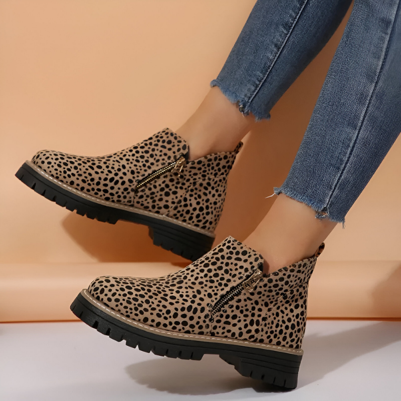 Leni™ | Moderne laarsjes met grove zool