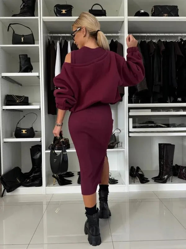 Maren™ | Elegante gebreide tweedelige set