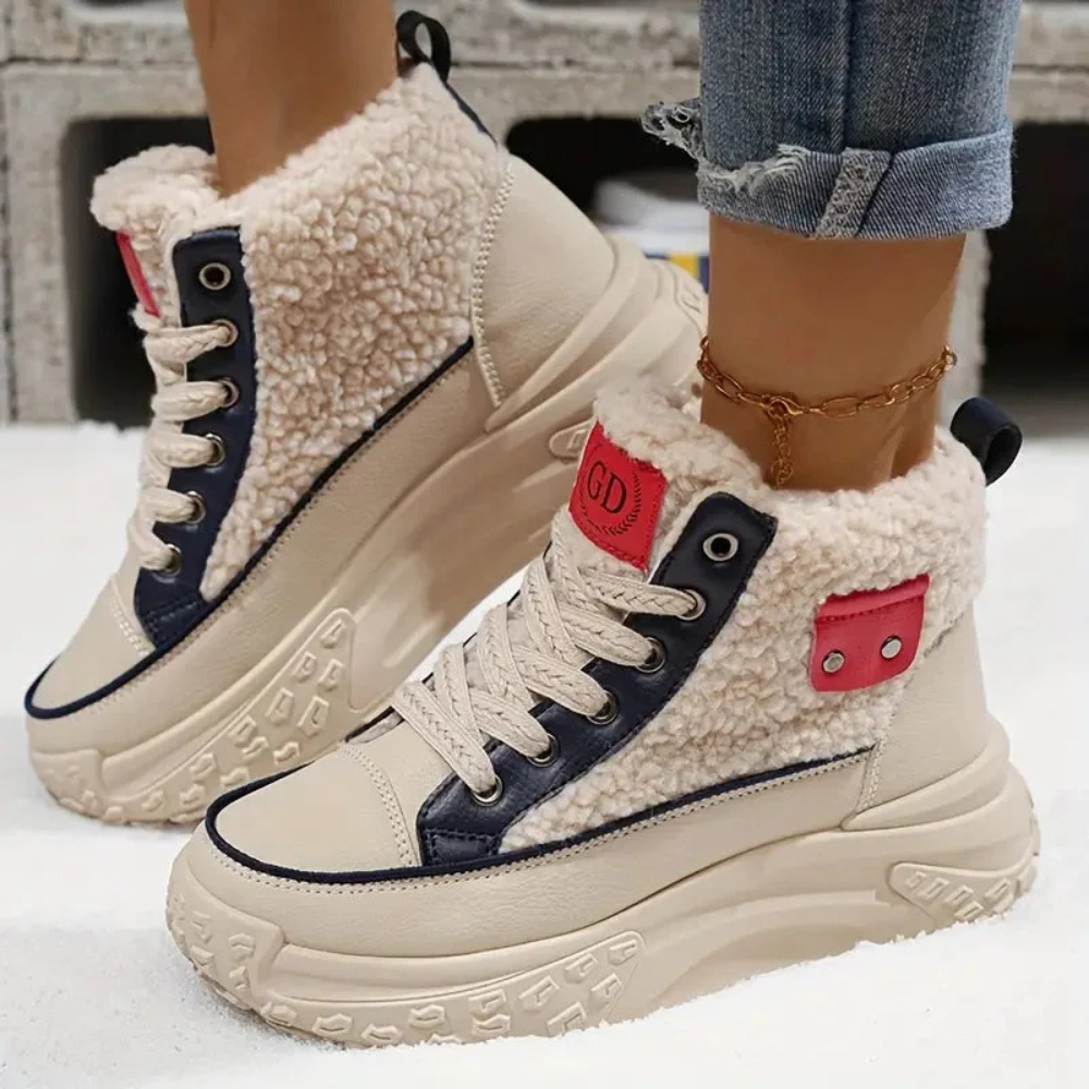 Kamilla™ | Warme gevoerde winterboots met dikke zool