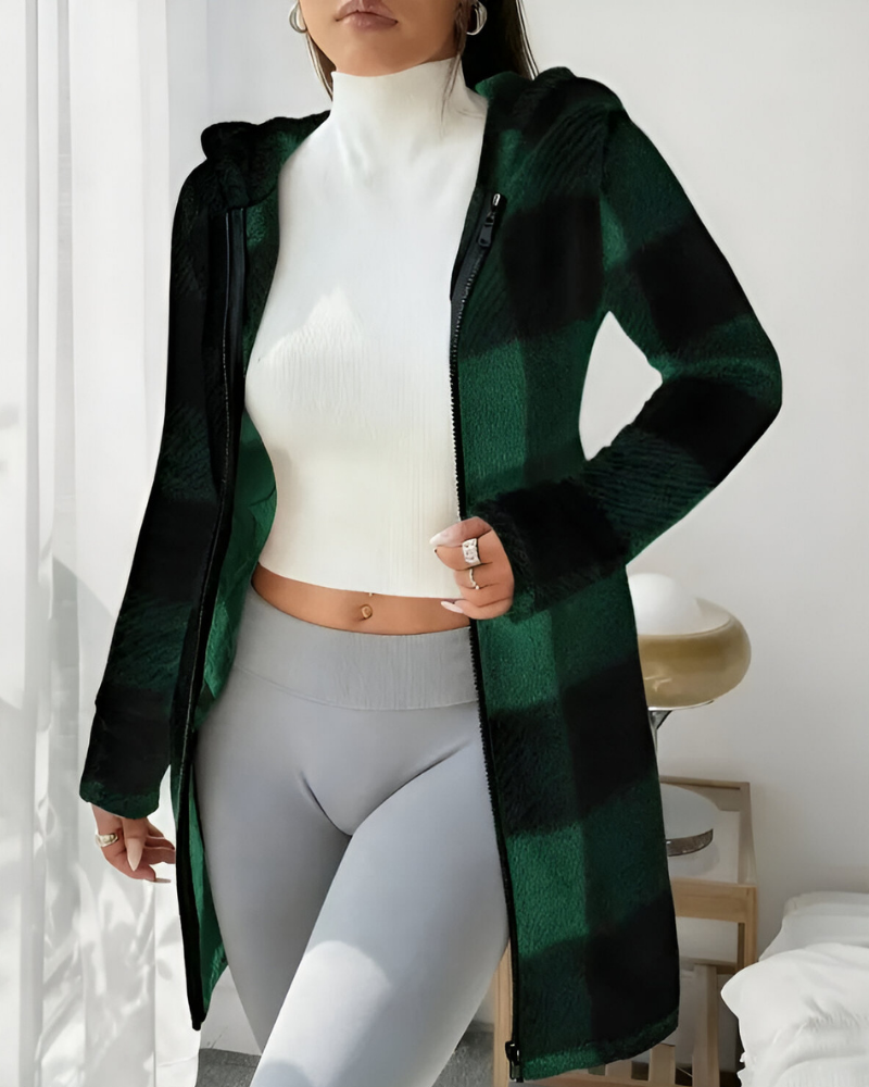 Zari | Moderne Warme Jas met Capuchon