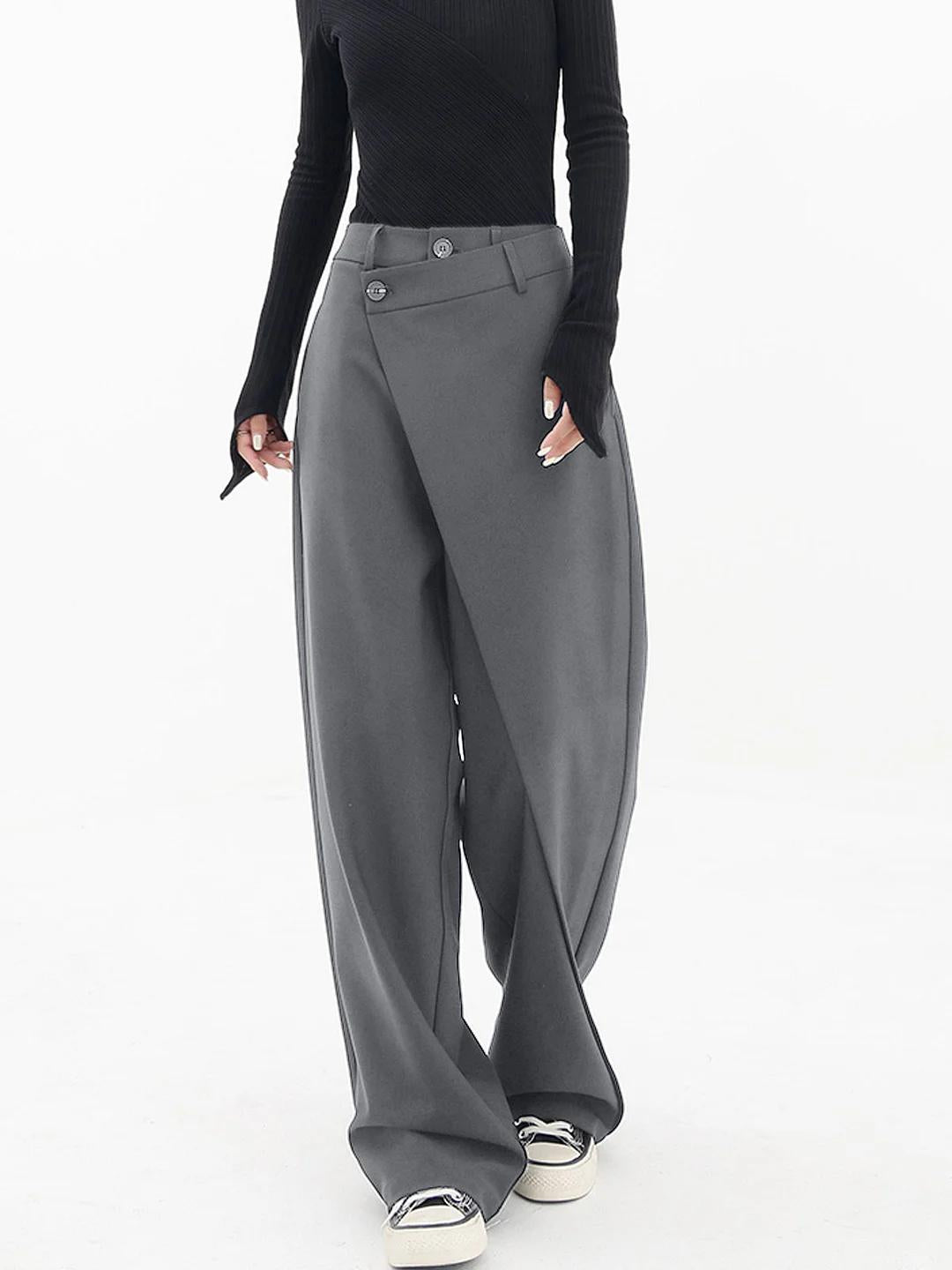 Mia™ | Modieuze asymmetrische broek
