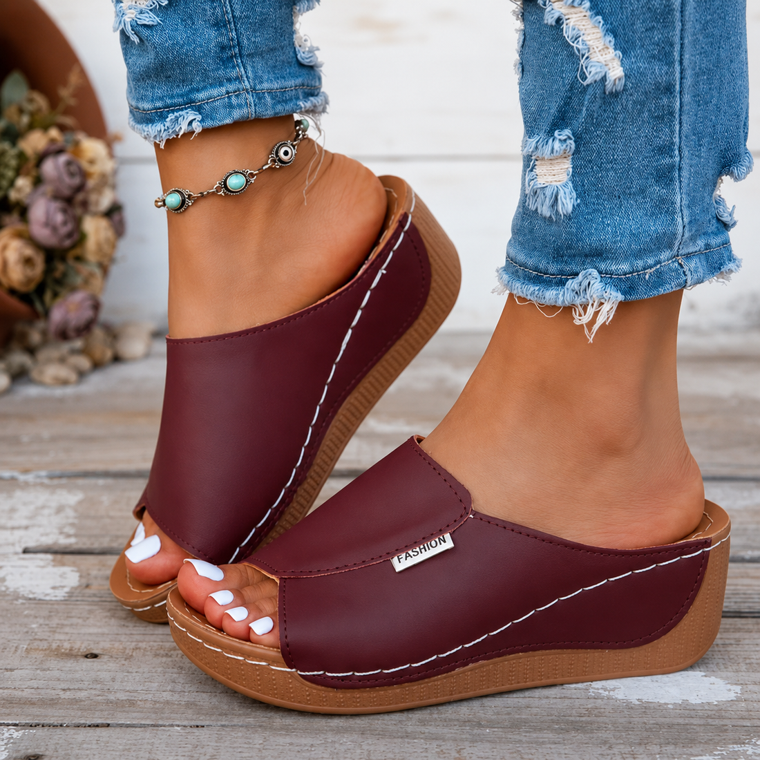 Lily™ | Comfort Sandalen met Ondersteunend Voetbed