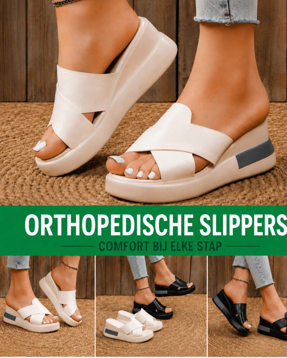 Elin | Comfortabele Orthopedische Slippers Met Memory Foam