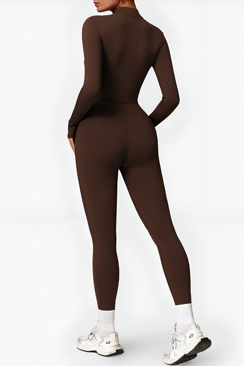 Selara | Thermische fleece jumpsuit met rits