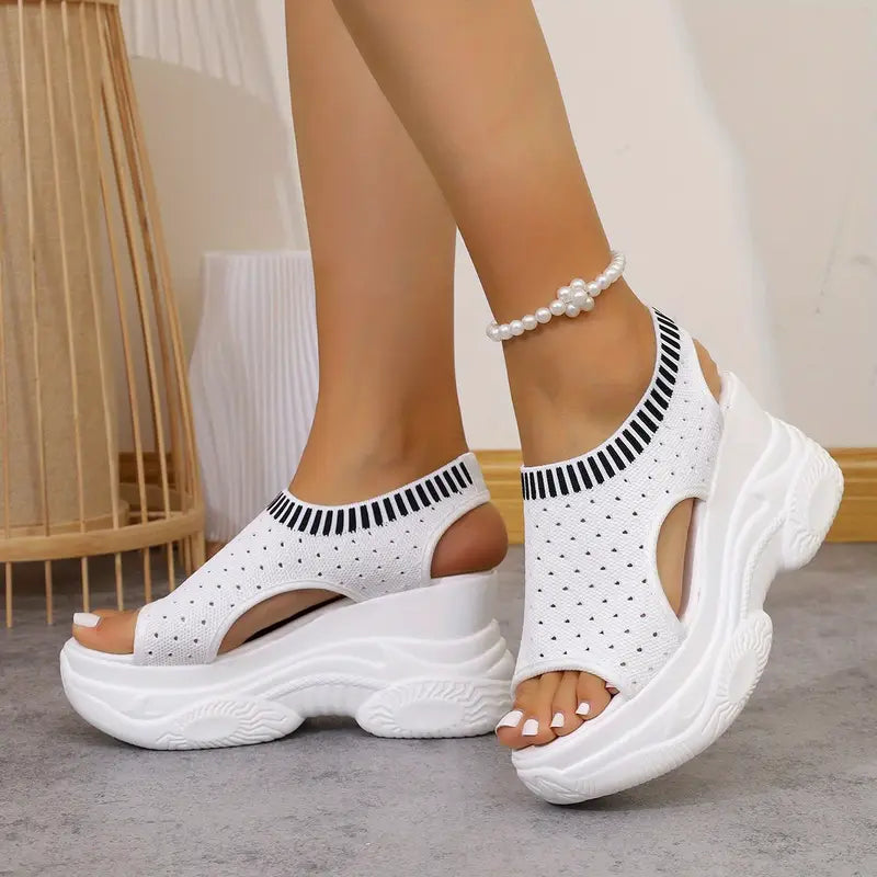 Pia™ | Comfortabele Platform Sandalen met Ondersteunend Voetbed