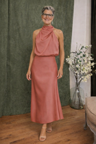 Stoffig roze
