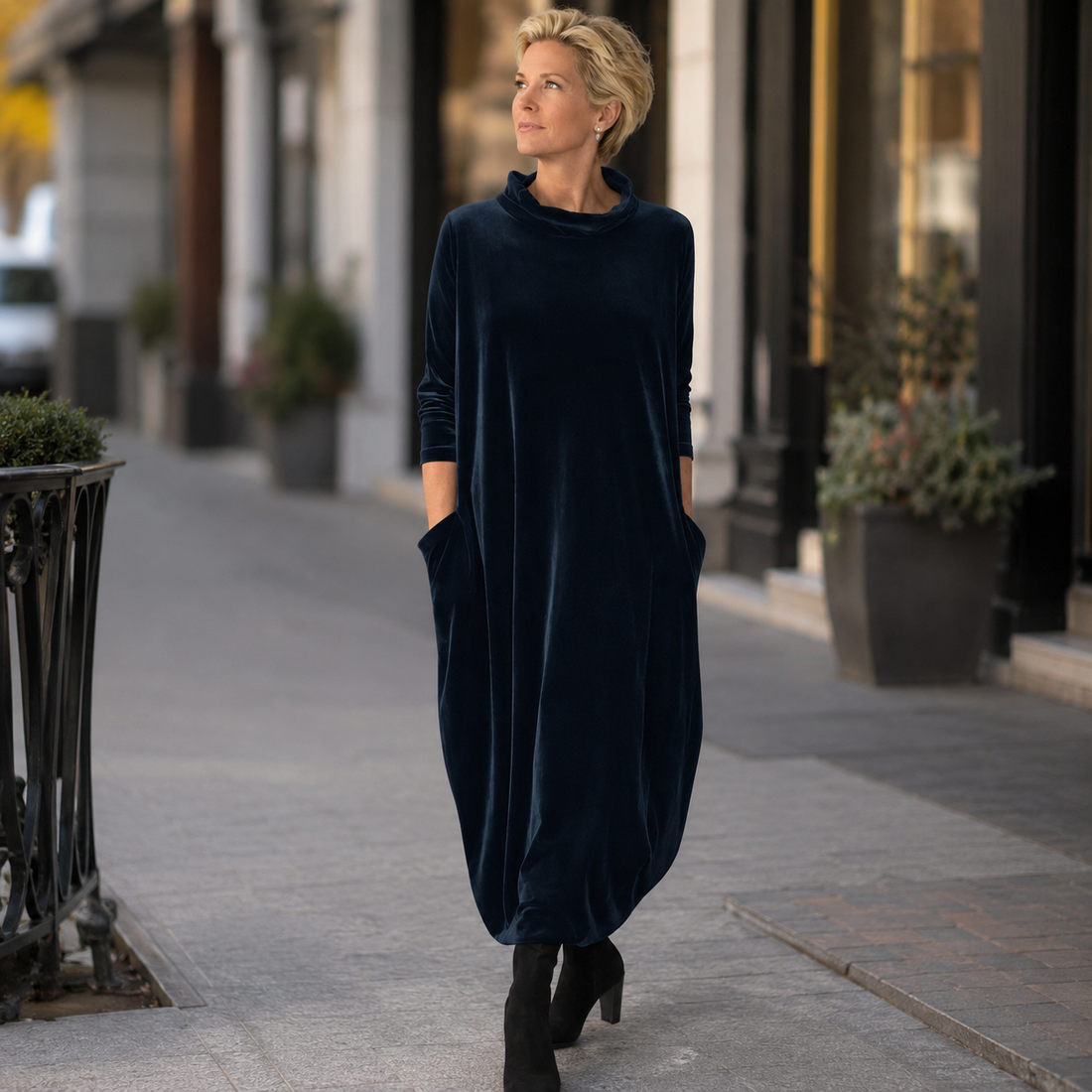 Elise | Comfortabele Hoodie Jurk