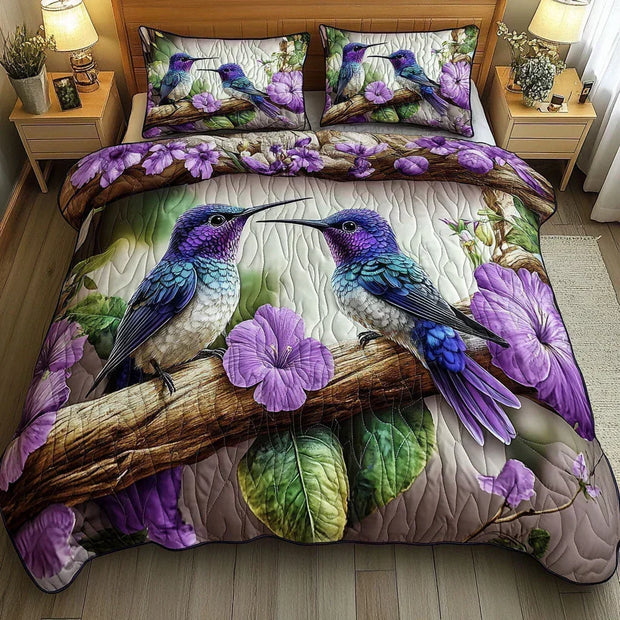 3-delige Gewatteerde Bedset – Vogelopvang
