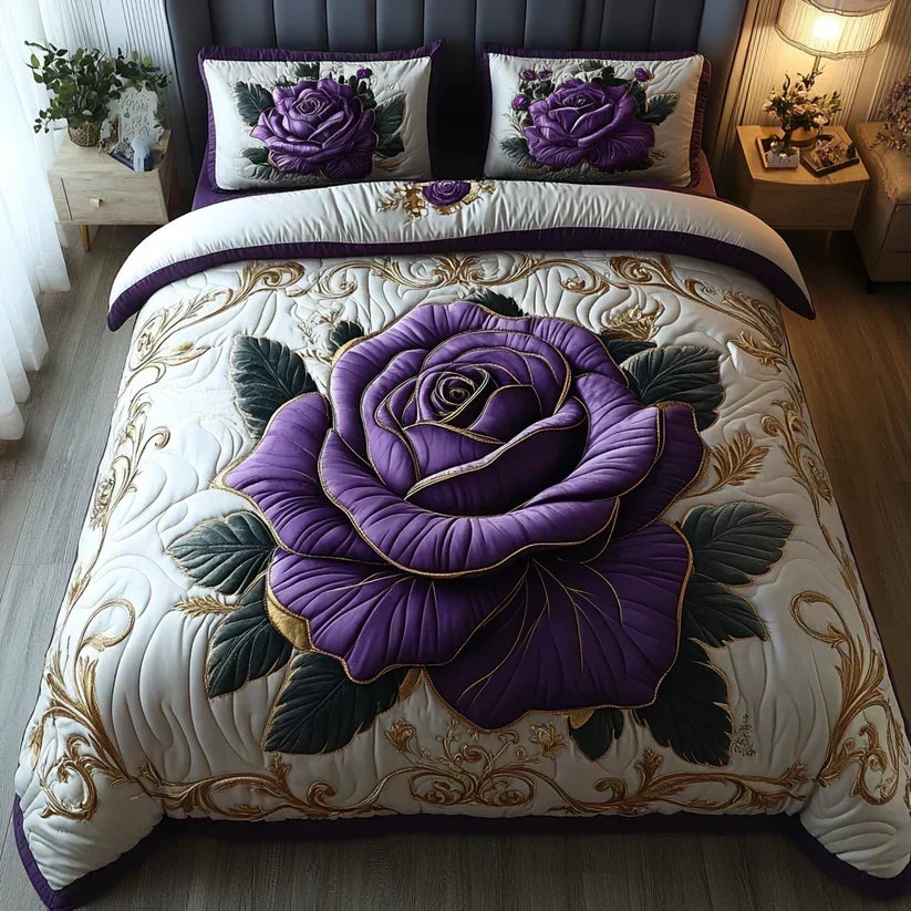 Matras Dekbedovertrek Set van 3 Stukken – Violette Roze