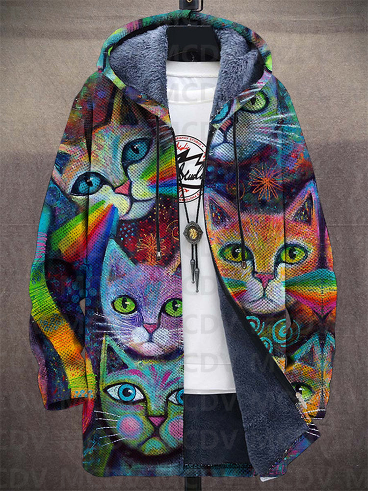 Kalanos™ | Luxe Cardigan met Artistieke Inspiratie