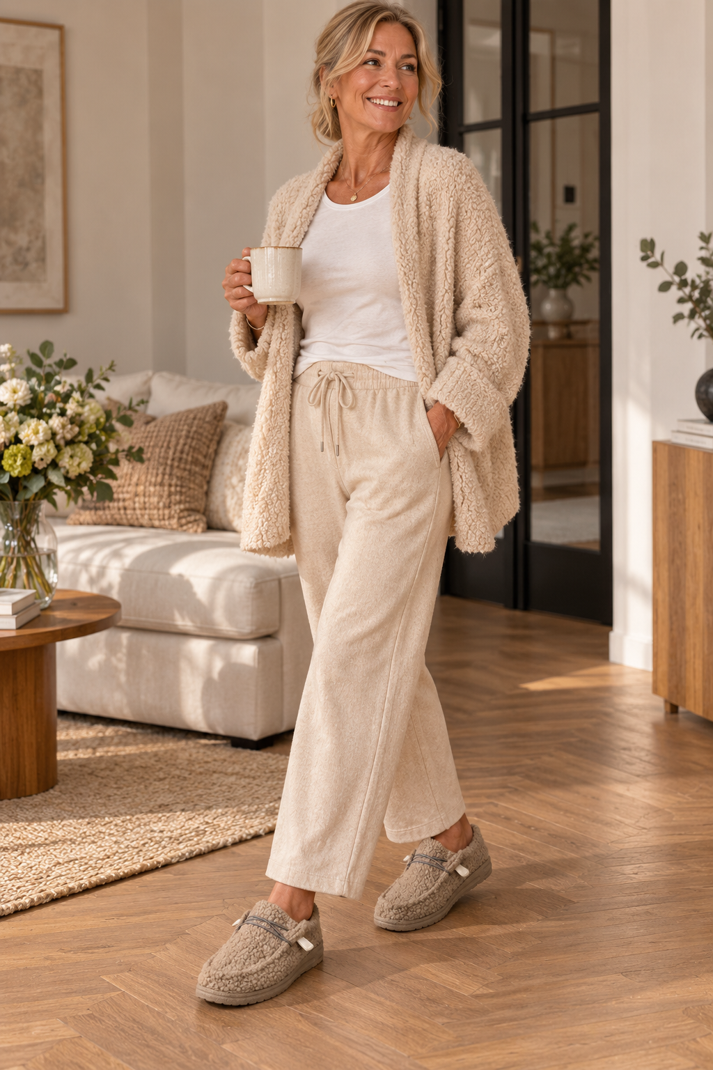 Luna™ | Warme Teddy Slippers