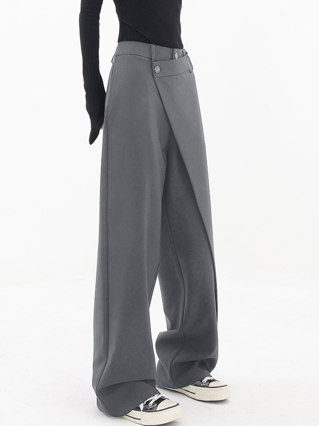 Mia™ | Modieuze asymmetrische broek