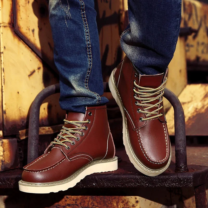Muller – Retro Echt Leren Boots