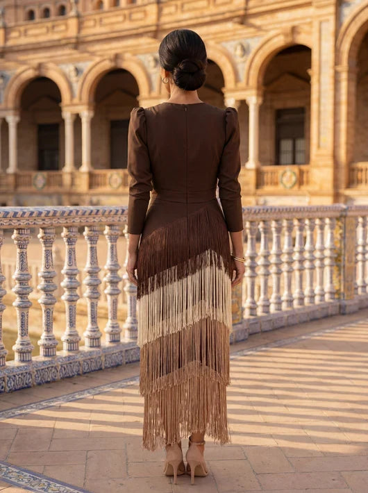 Savi™ | Elegante Midi Jurk