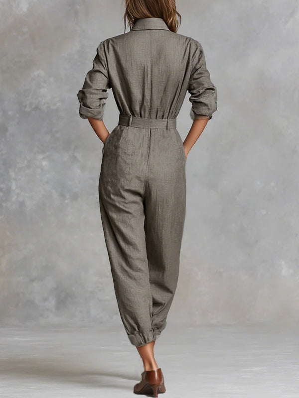 Livia™ | Moderne utility-stijl jumpsuit