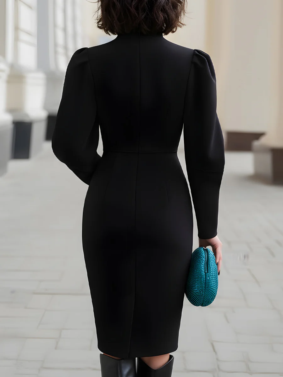 Marene™ | Elegante midi jurk met rits