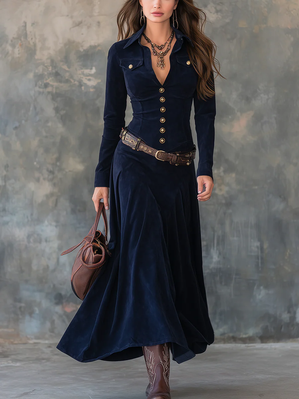 Vena™ | Flowy Maxi Jurk