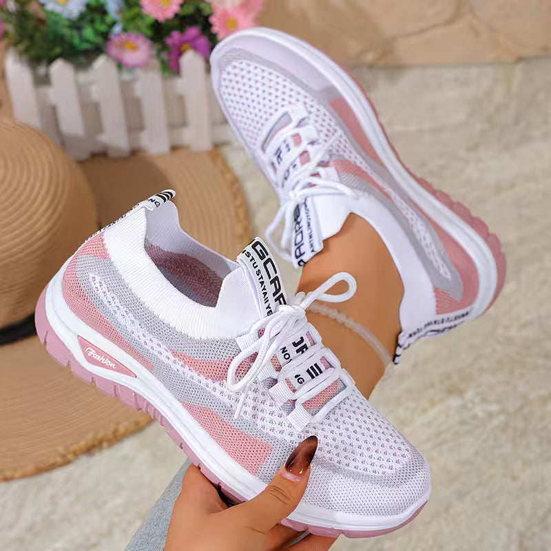 Mika™ | Stijlvolle Ademende Sneakers met Ondersteunend Voetbed