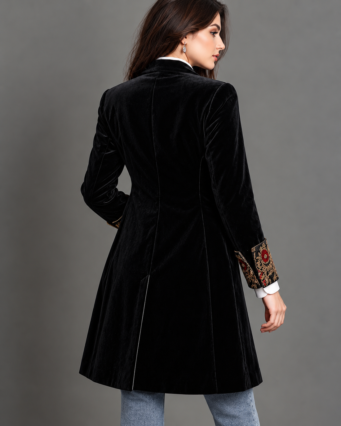 Ada | Elegante Blazer met Barokprint