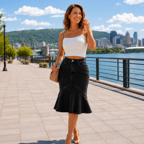 Ivessa | High Waisted Tummy Control Rok