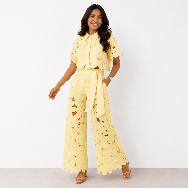 Arielle™ | Elegante Tweedelige Kanten Set