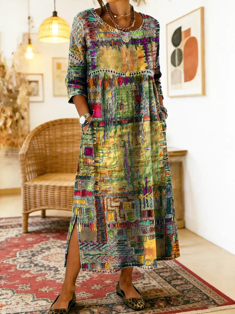 Nessa | Stijlvolle Print Jurk