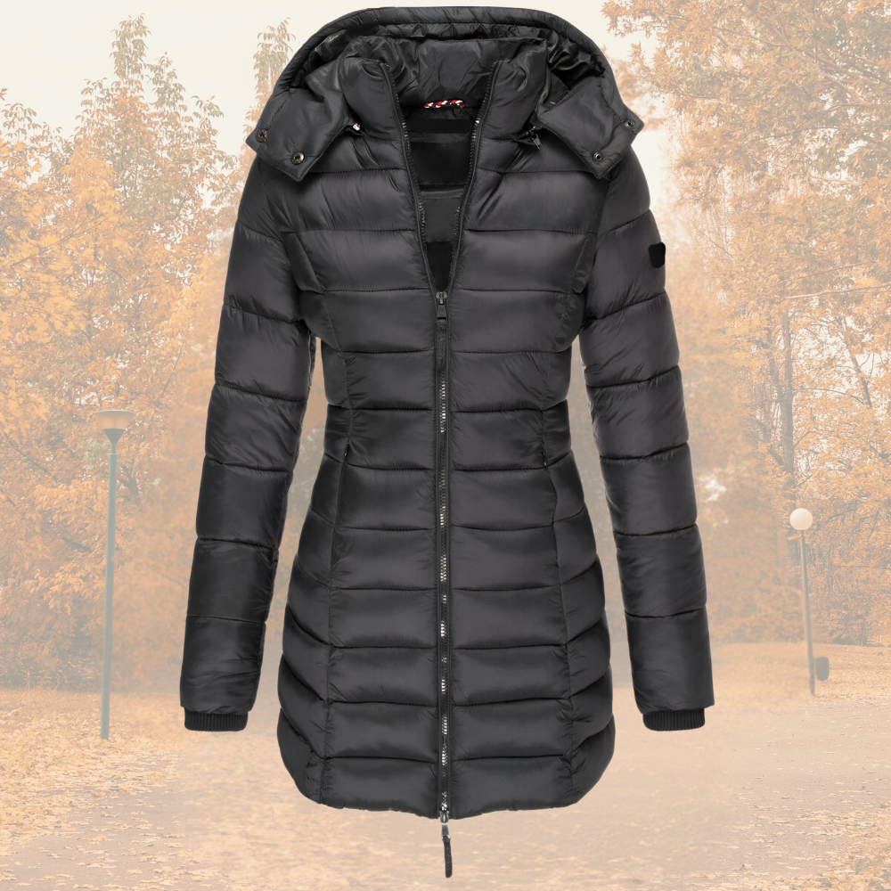 Elena | Warme Gewatteerde Winterjas