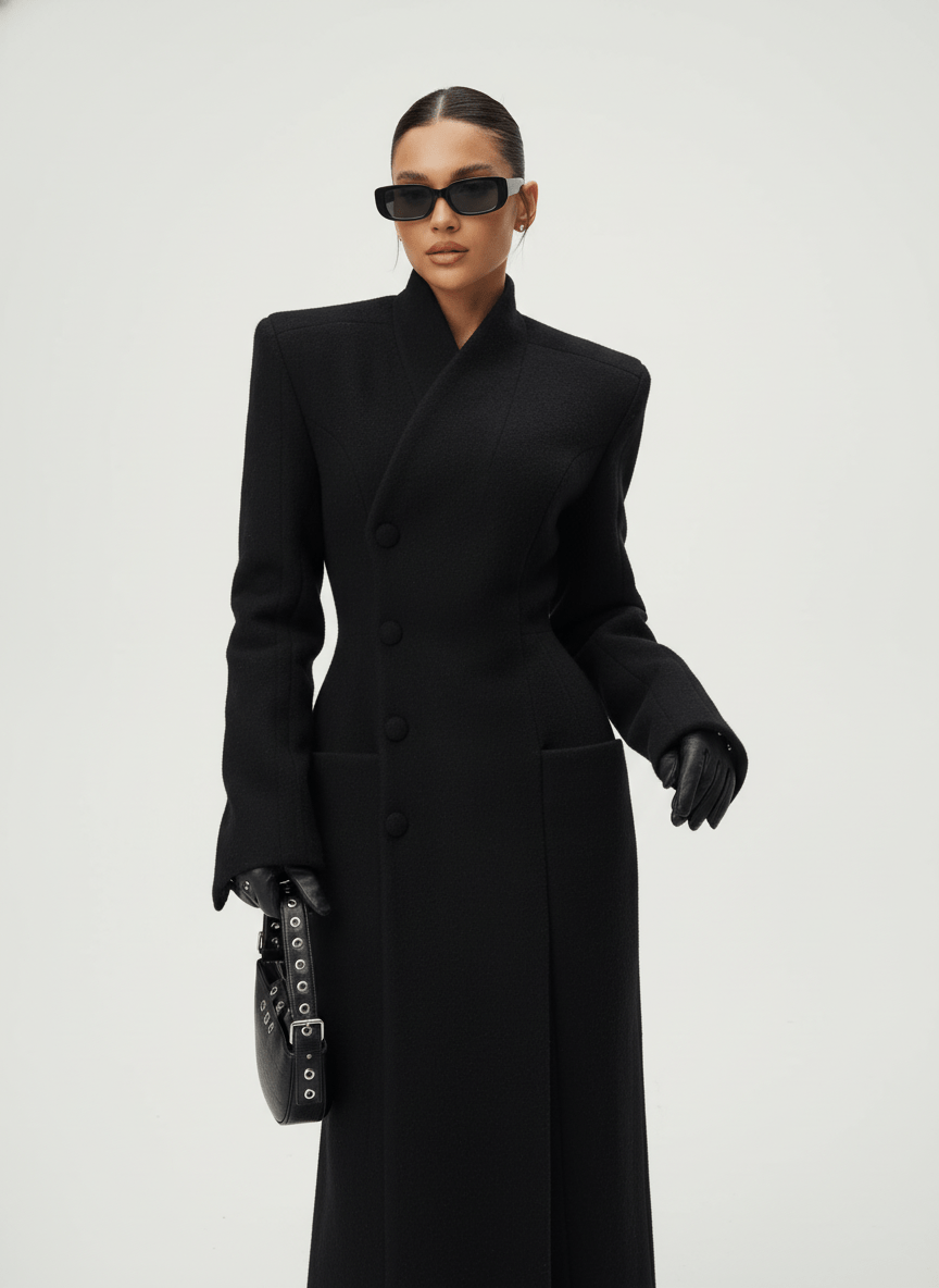 Sona | Elegante Getailleerde Maxijas