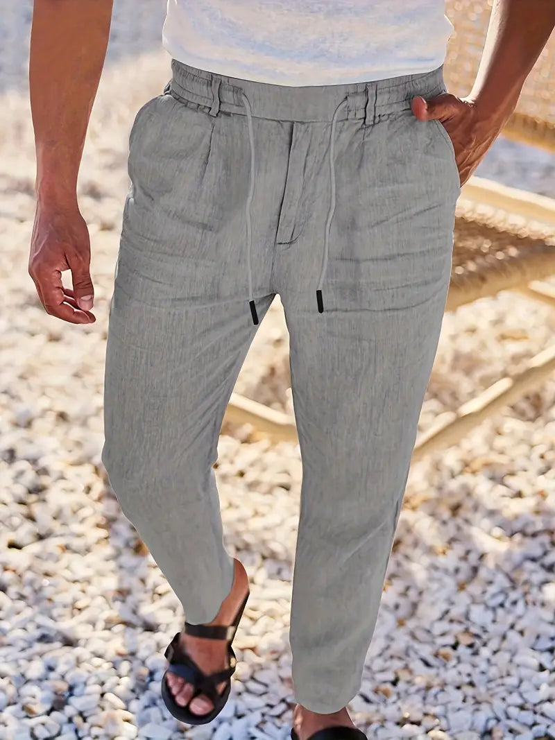 Rens™ | Casual Broek Met Koord