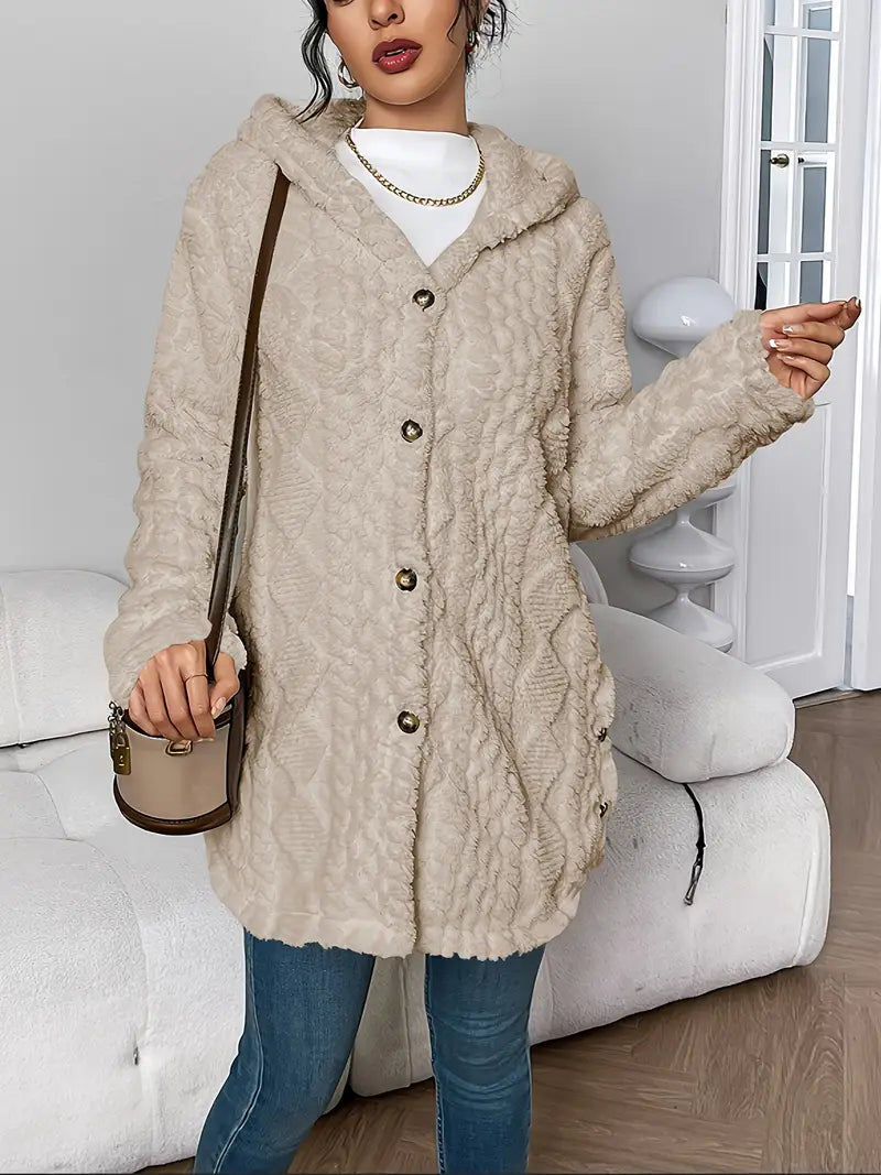 Lisa™ | Warme Teddyjas met Capuchon