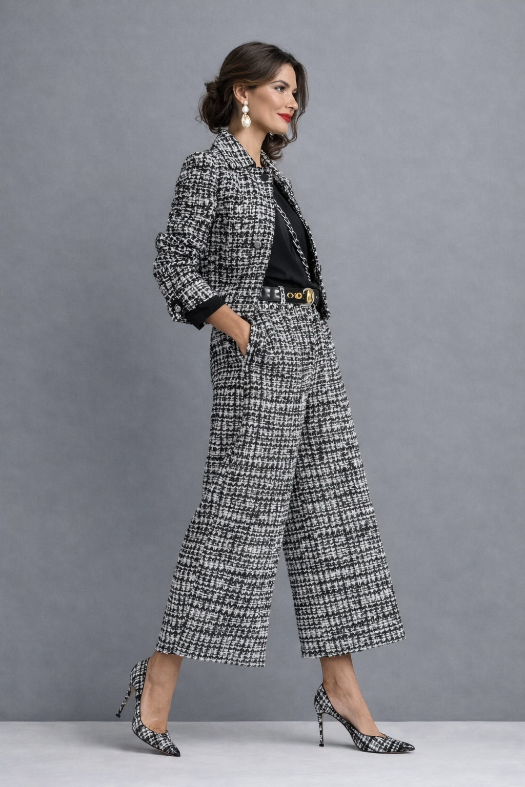 Annelies | Tweed Set voor Koude Dagen