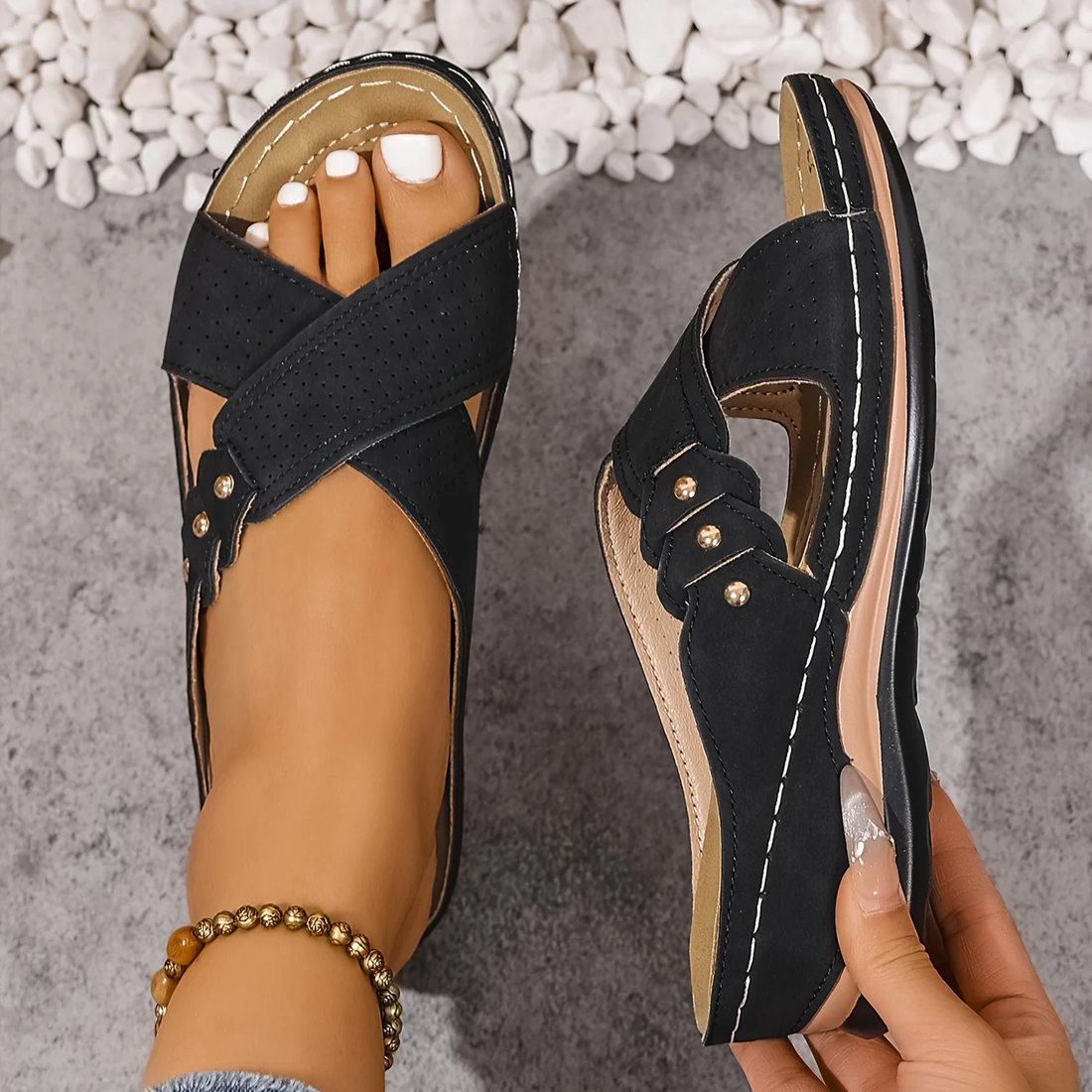 Daniela™ | Comfortabele Sandalen met Ondersteunend Voetbed