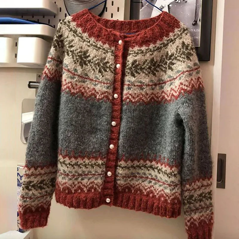 Jessica | Vintage Eiland-Cardigan