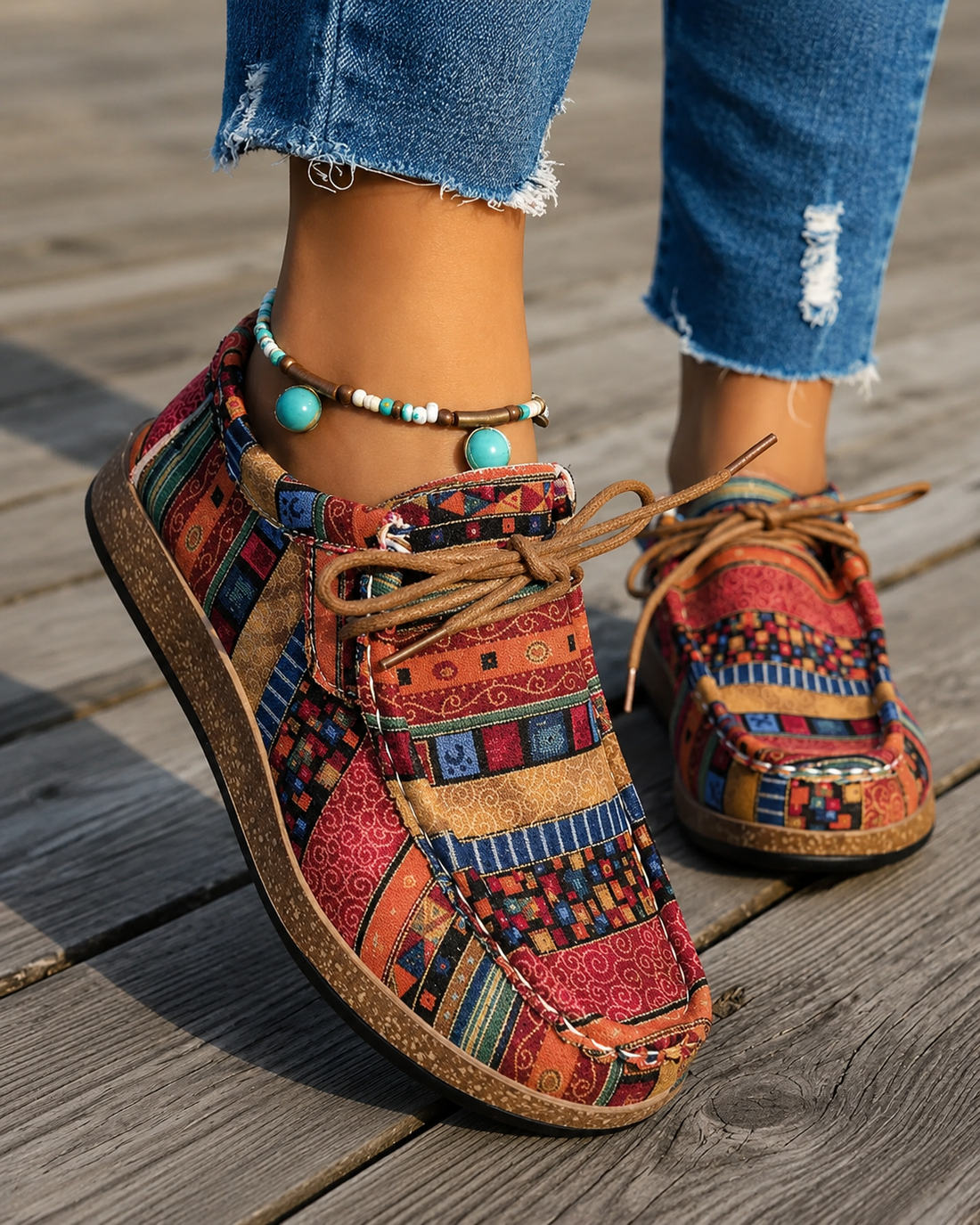 Loes™ | Kleurrijke Comfortabele Schoenen met Flexibele Zool
