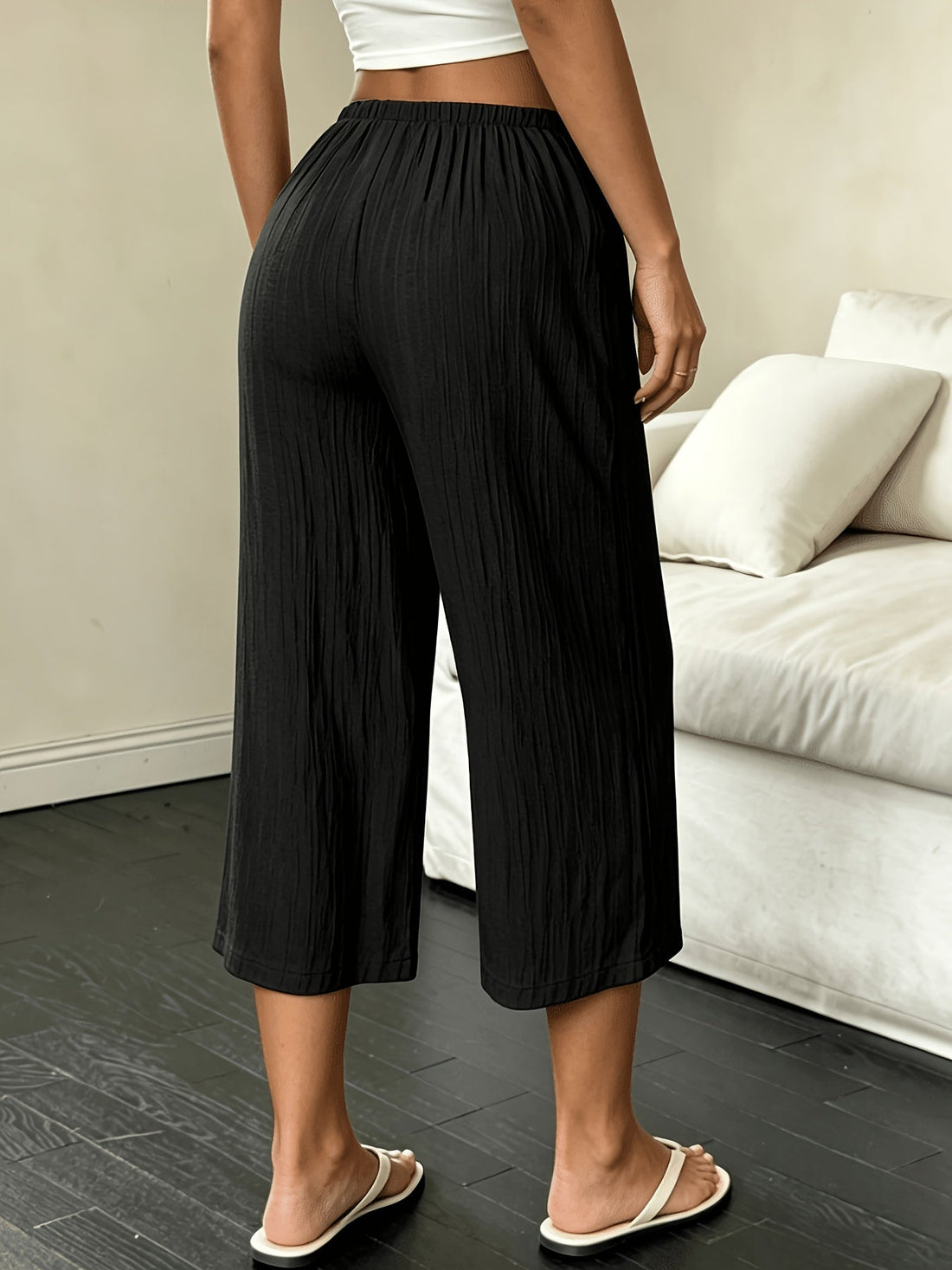 Faye™ | Comfortabele Cropped Broek