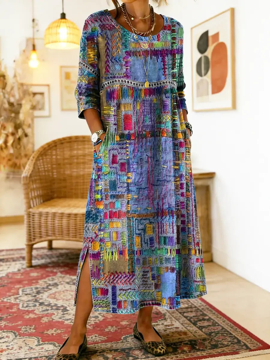 Nessa | Stijlvolle Print Jurk