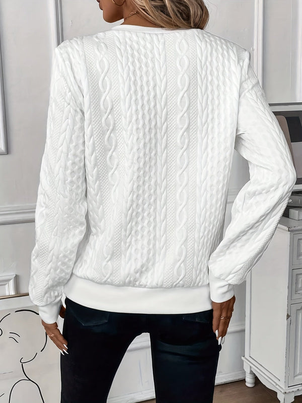 Julia™ | Elegante stijlvolle gebreide trui met rits