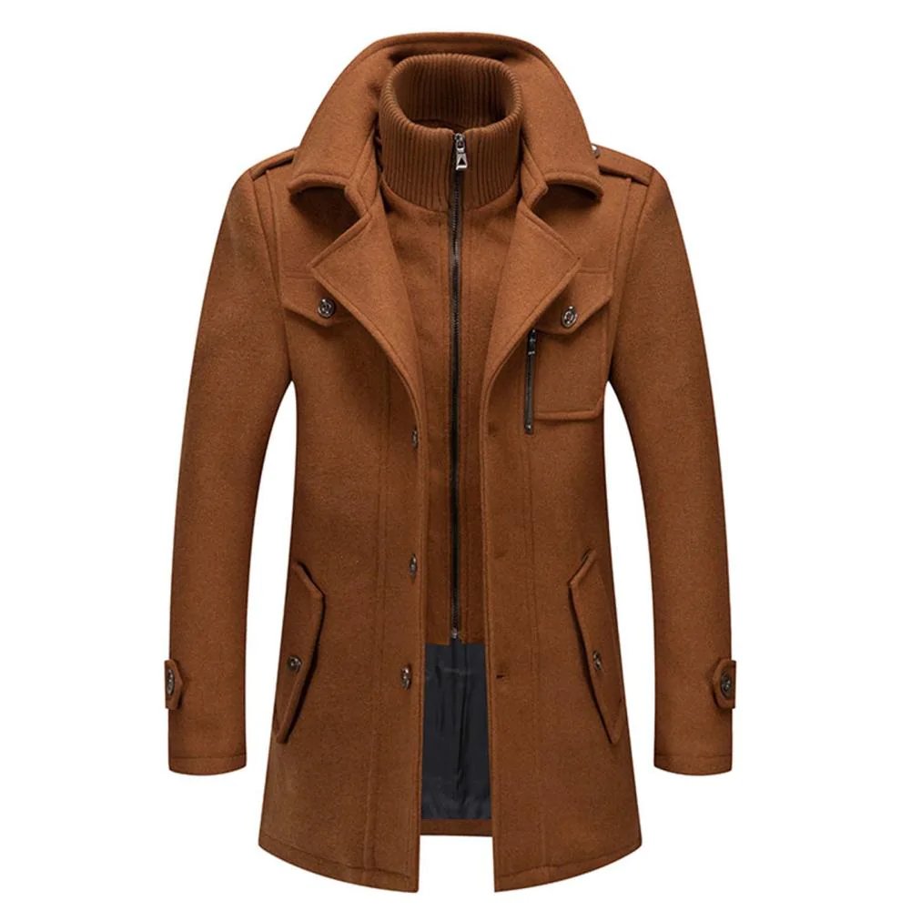 Bruno™ | Elegante Winterjas Met Rits & Knopen