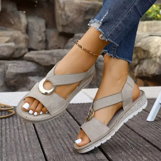 Luna™ | Elegante Comfortabele Sandalen met Ondersteunend Voetbed