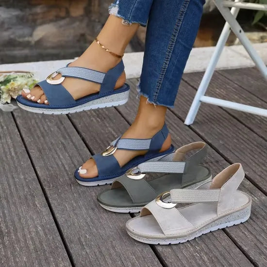 Luna™ | Elegante Comfortabele Sandalen met Ondersteunend Voetbed