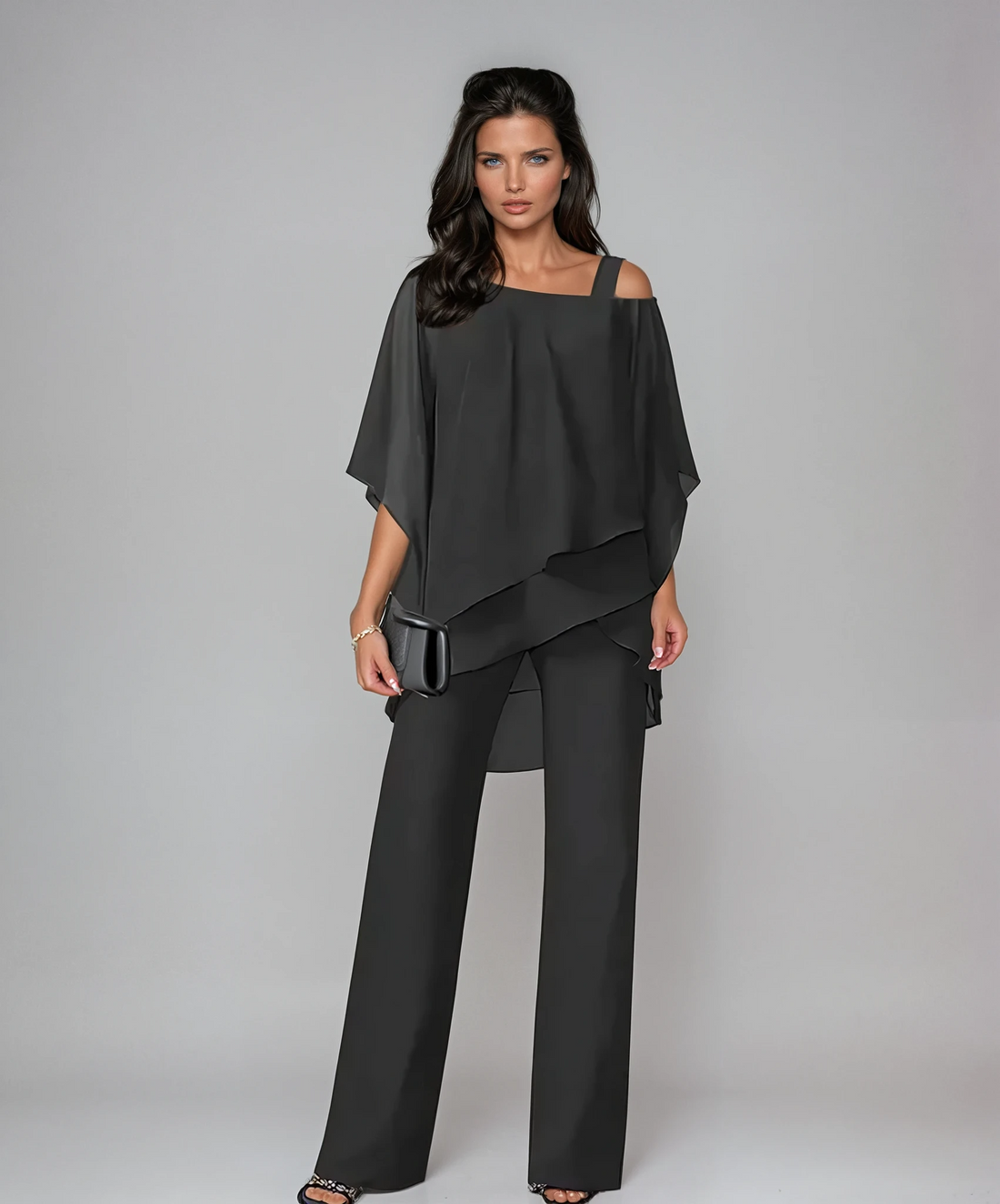 Elize™ | Elegante Tweedelige Set Met Wijde Broek