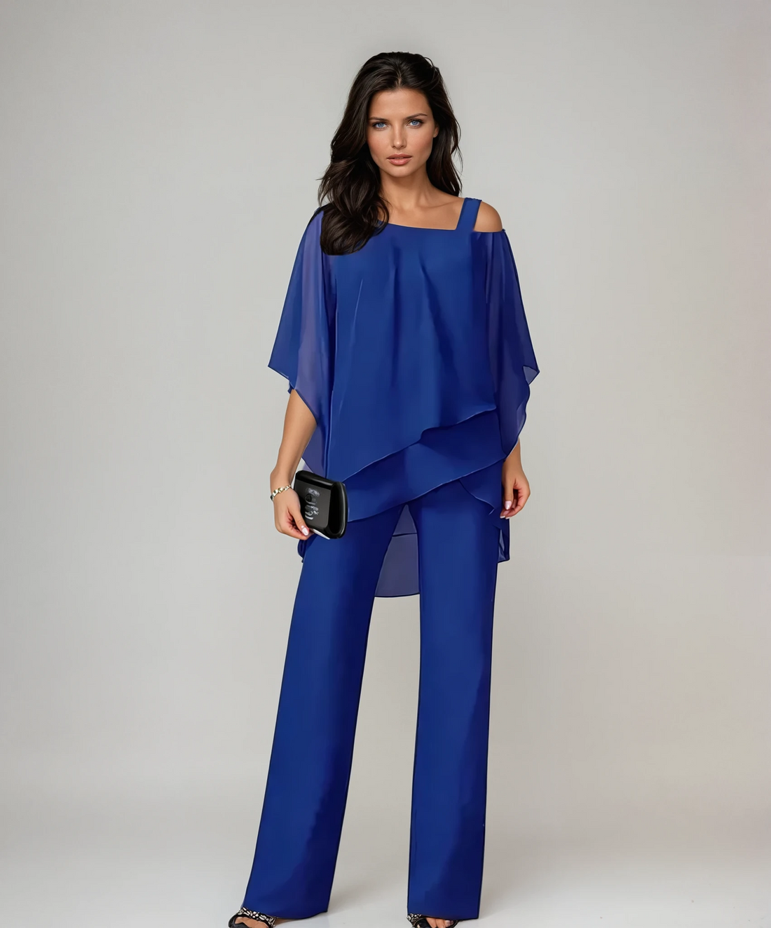 Elize™ | Elegante Tweedelige Set Met Wijde Broek