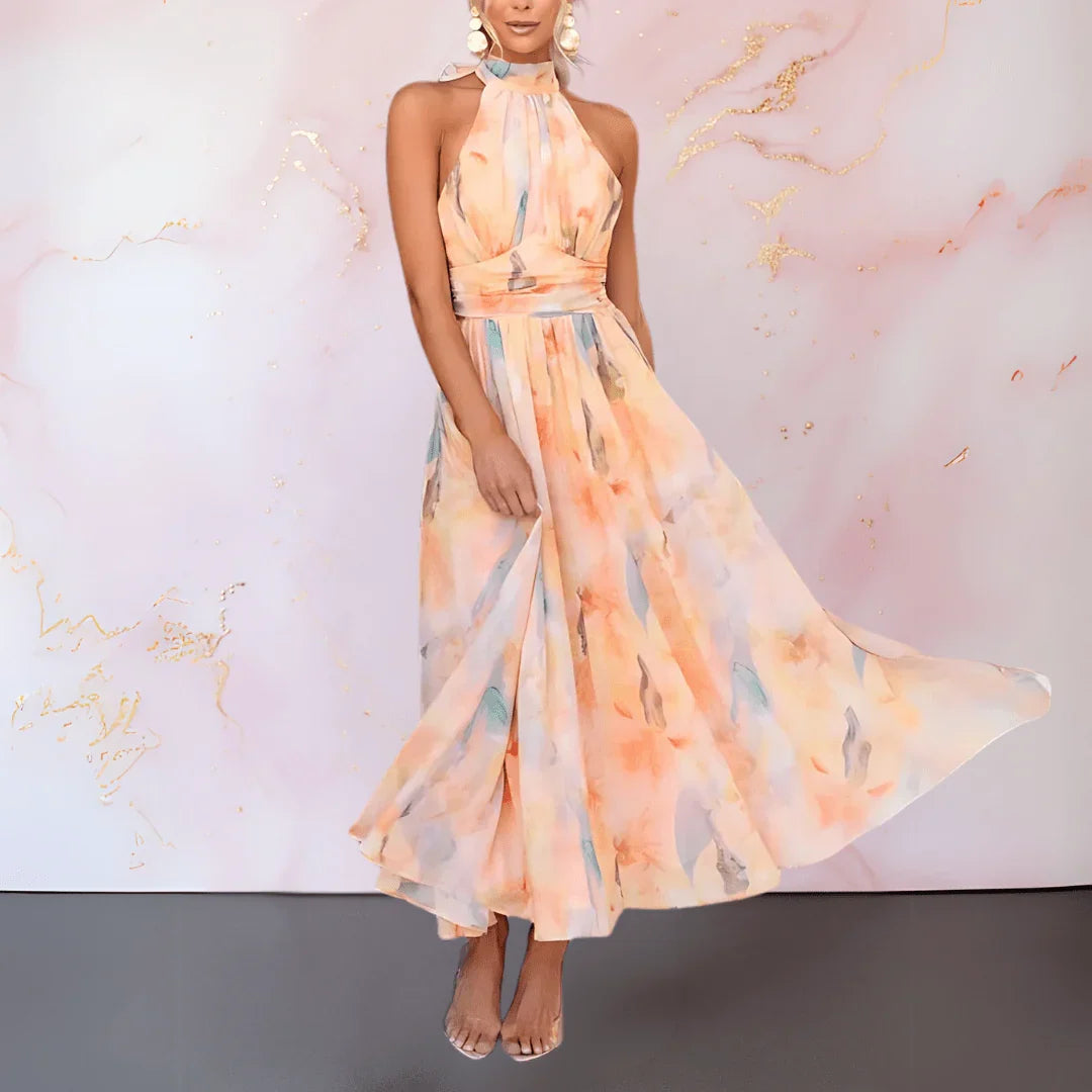 Meya | Chique Halter Maxi Jurk