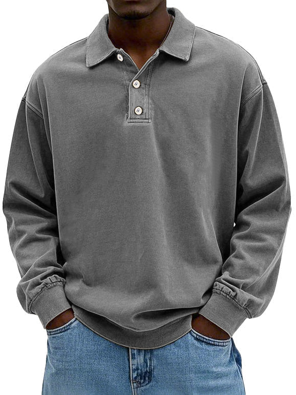 Pieter™ | Stijlvolle Poloshirt met Lange Mouwen