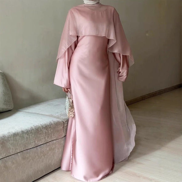 Remu™ | Elegante satijnen maxi jurk