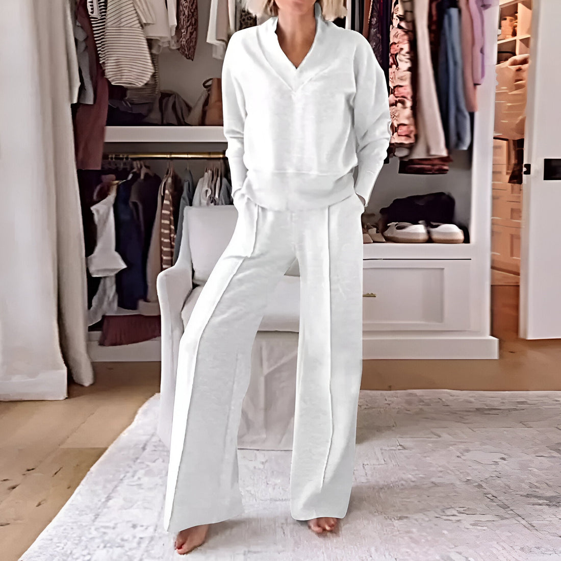 Hanna's set™ | Casual bijpassende set