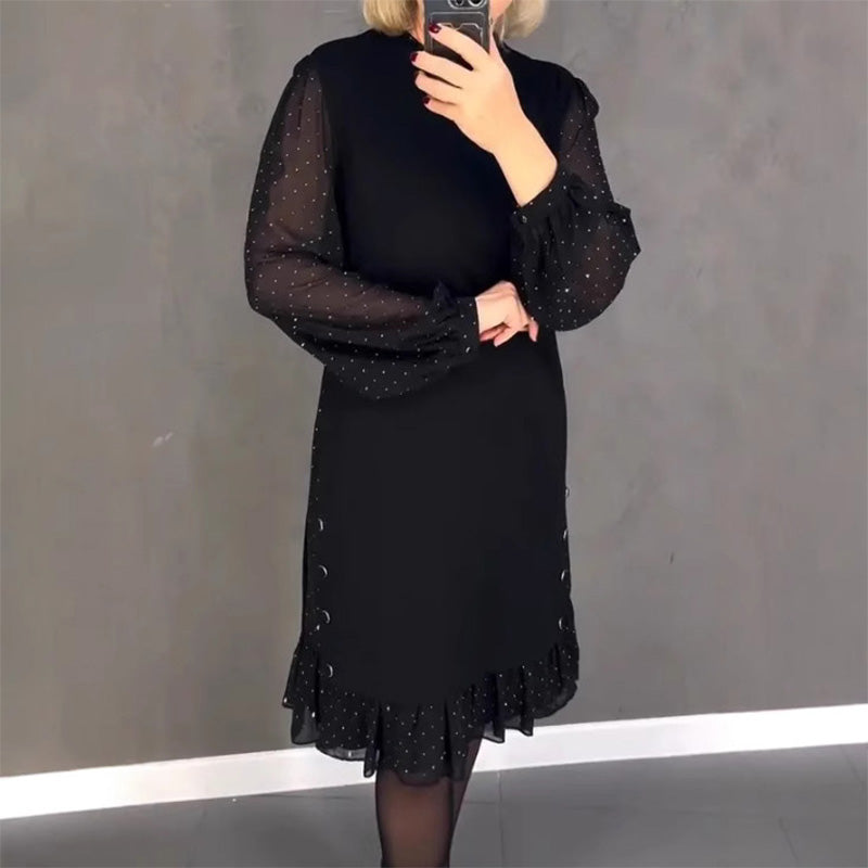 Mara™ | Elegante jurk met chiffon mouwen