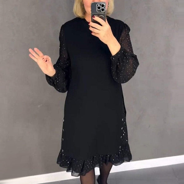 Mara™ | Elegante jurk met chiffon mouwen