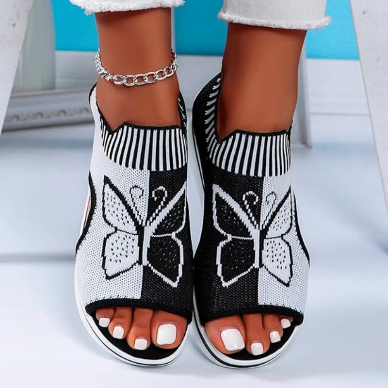 Nelia™ | Comfortabele Mesh Sandalen met Ondersteunend Voetbed